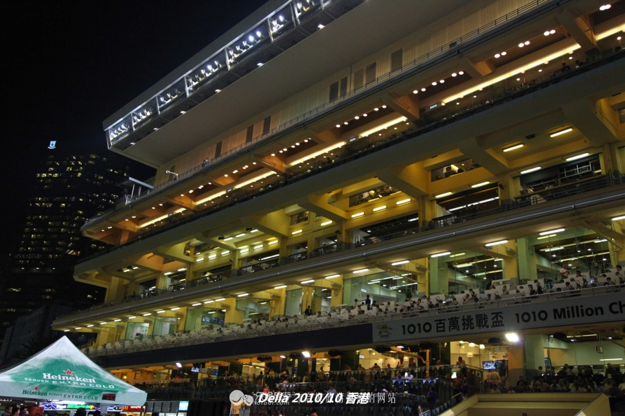 香港跑马地现场直击赛马