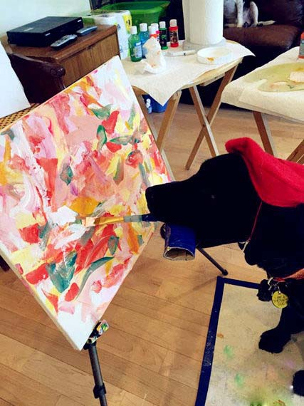 汪星人会作画 (汪星人的画作)