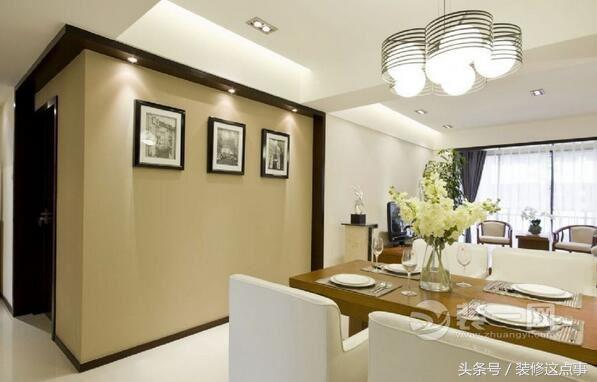 邯郸美的景观城装修风格,美的城119平三室长方形装修效果