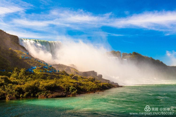 尼亚加拉大瀑布观景台,游美国尼亚加拉大瀑布
