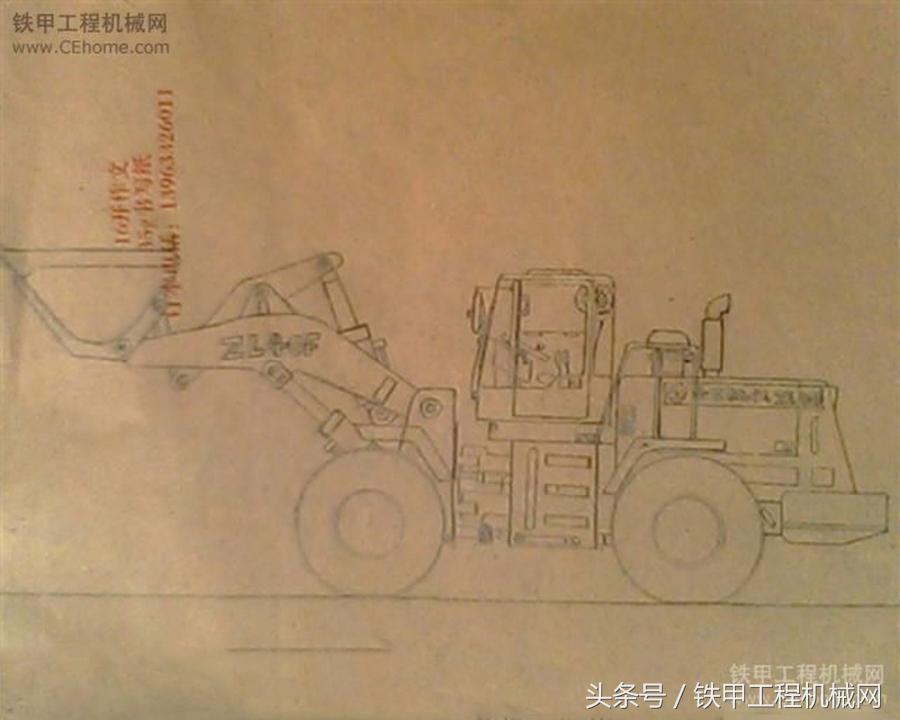 大学生坚持8年每天画挖掘机，现已达到“大师”级别！