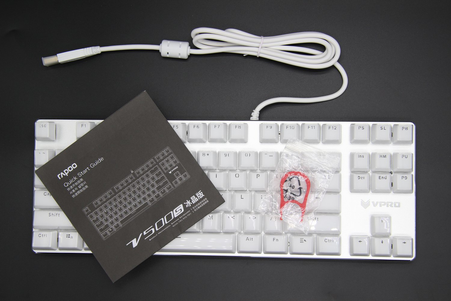 雷柏v500s冰晶版怎么样,雷柏v500s键盘测评