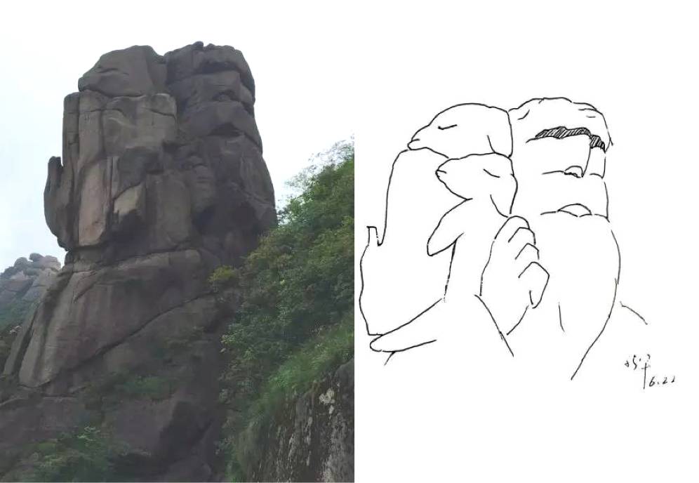 北石：江西上饶灵山告诉我，原来石头也可以一柱擎天！