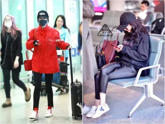 300块左右的小白鞋,刘雯同款小个子增高松糕小白鞋