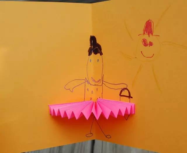 花环贺卡diy,幼儿园花朵卡纸手工贺卡