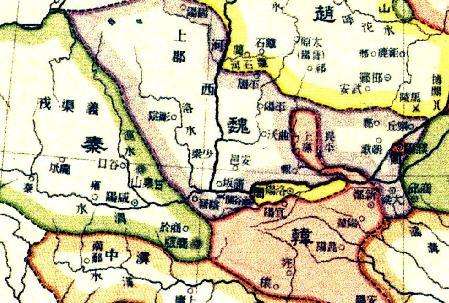 战国七雄在中国的分布图,战国七雄地图是现在哪个省