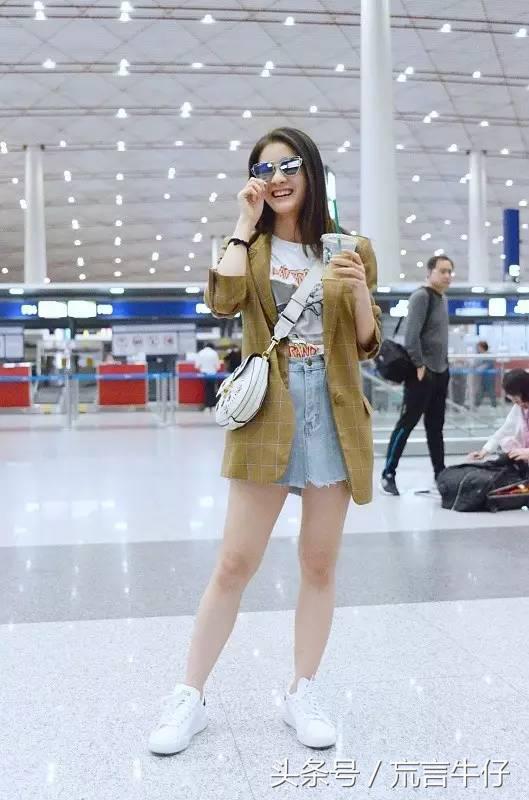 什么版型的牛仔半裙显瘦好看,牛仔半裙破洞毛边