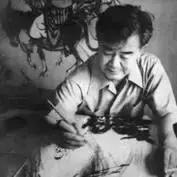 荣宝斋傅抱石湘夫人版画,傅抱石晚年生活