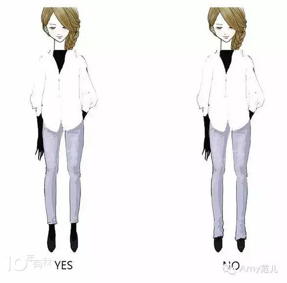 终于把“身长腿短”给破了,高腰和裤长是最好的解药!