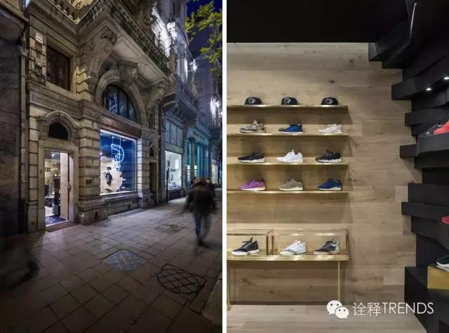 比利时布鲁塞尔运动鞋街头服饰商店空间设计