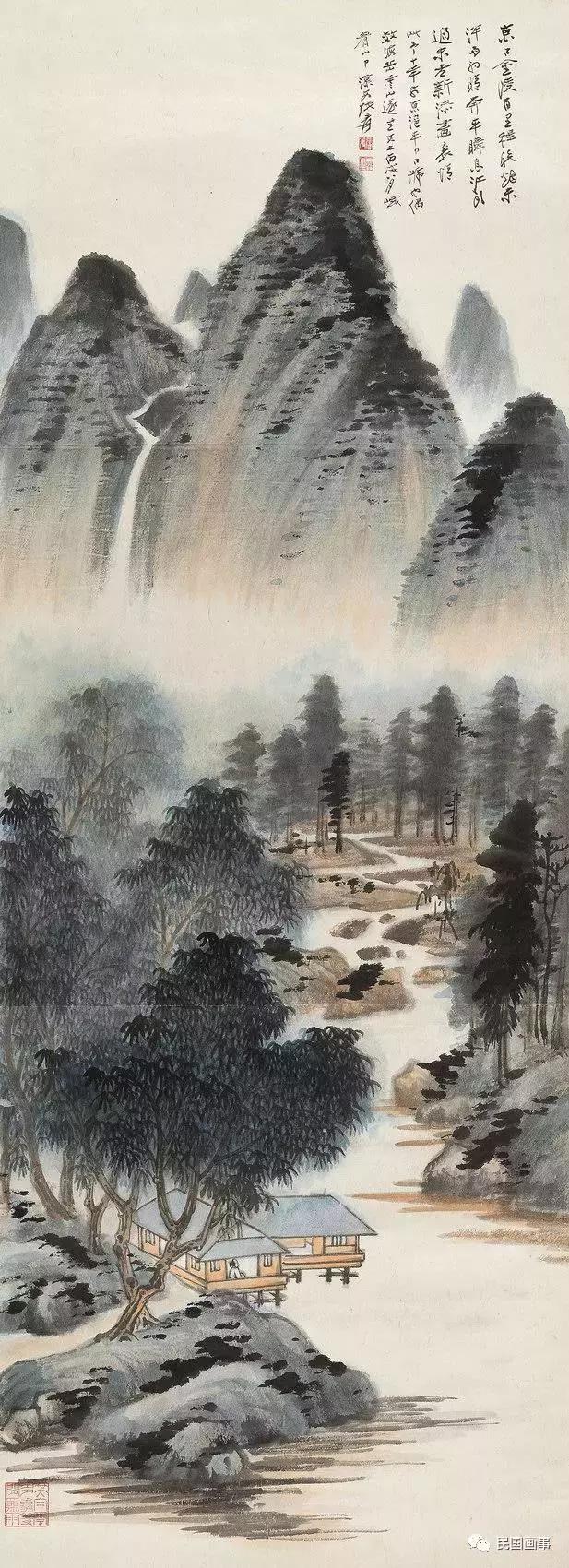 荣宝斋傅抱石湘夫人版画,傅抱石晚年生活