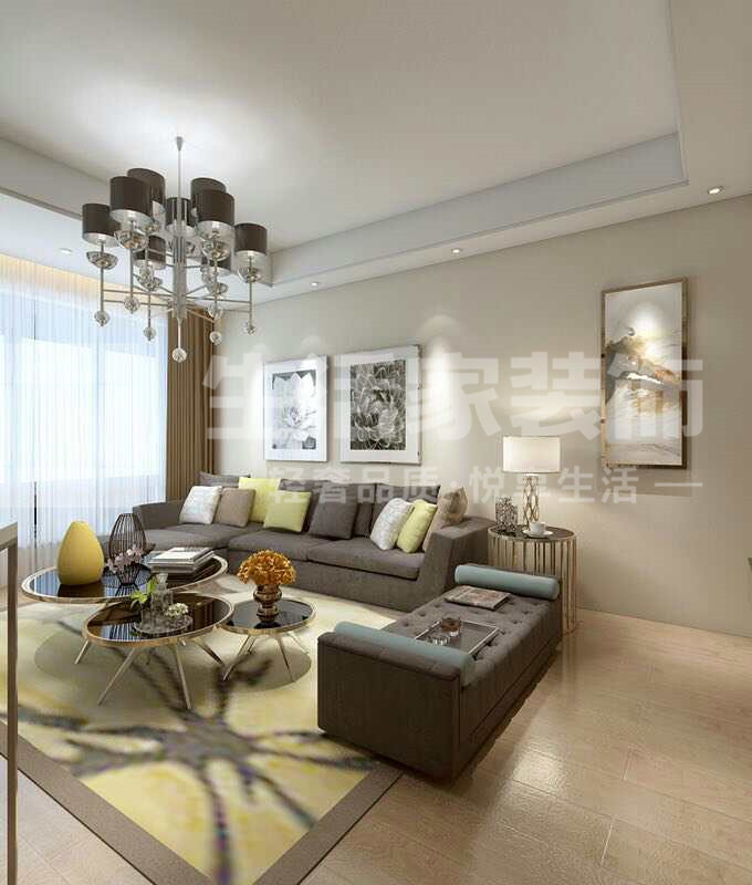 博欣盛世装修实景图,昆明博欣盛世120平