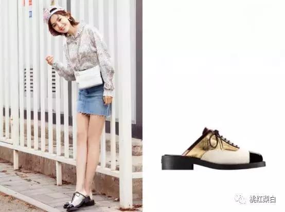 景甜跑男穿什么鞋,angelababy的香奈儿鞋子