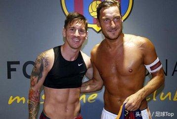 gif梅西破门,托蒂凌空集锦