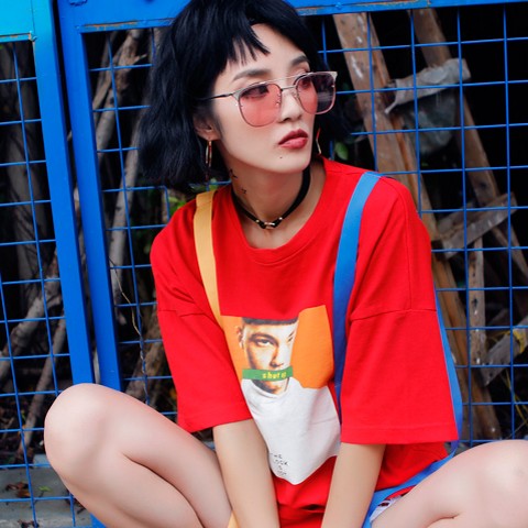 胖女孩子穿的宽松版的t恤,胖女生穿什么宽松t恤好看