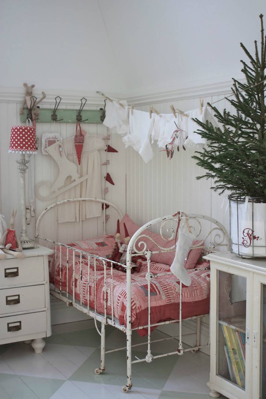 儿童房20个案例,复古儿童房双人