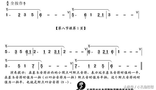葫芦丝低音1234567,葫芦丝1234567音准练习