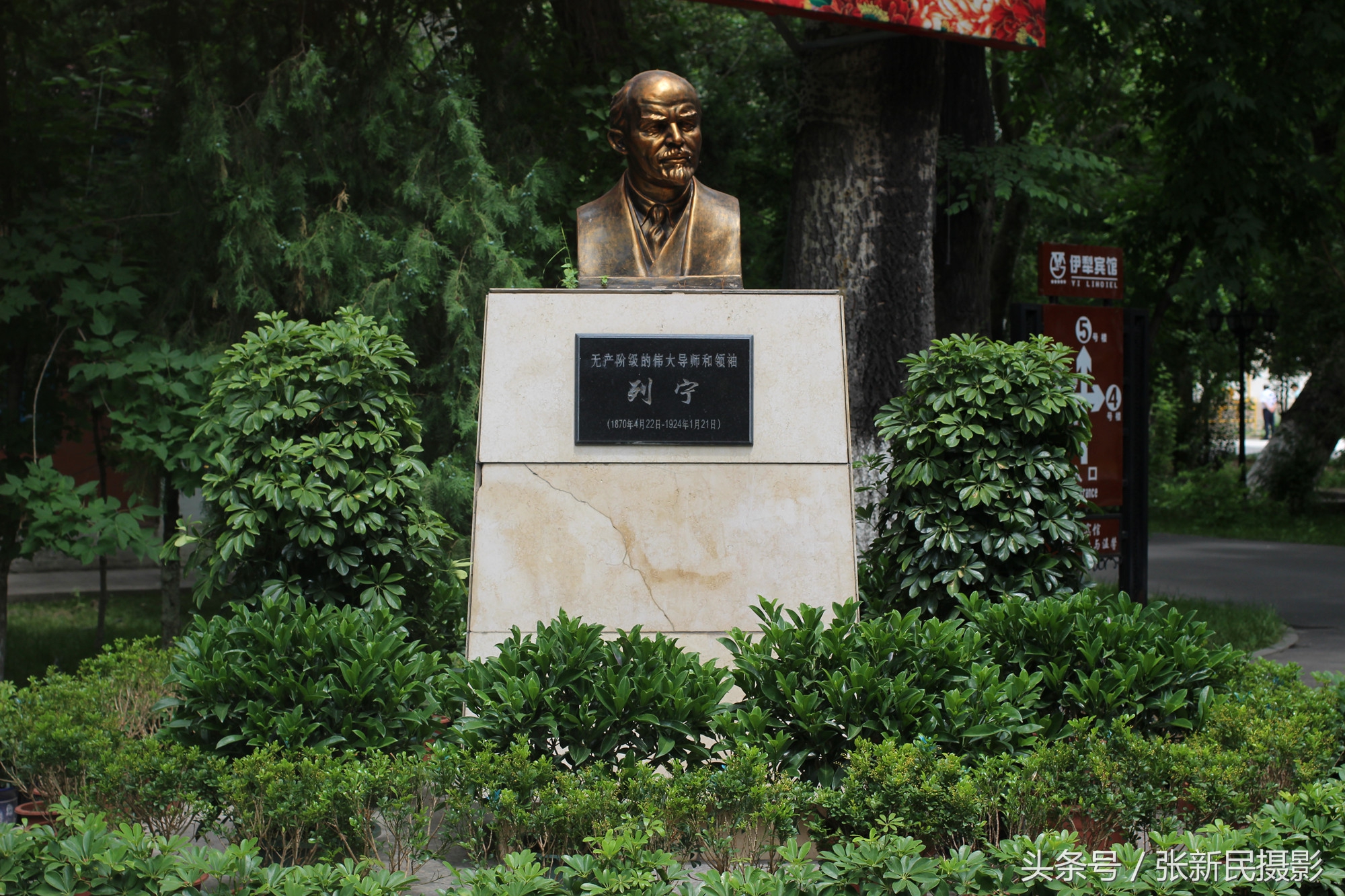 百年俄罗斯建筑保存完好白杨茂盛