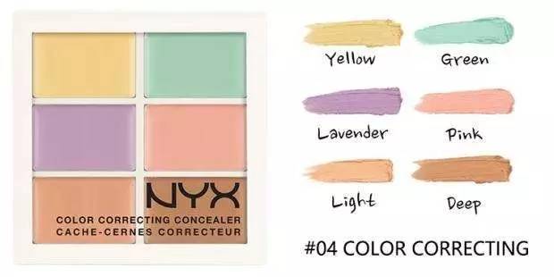 歌剧魅影遮瑕五颜六色使用方法,各种颜色的遮瑕有什么用