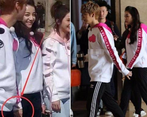 热巴跑男吻戏,热巴鹿晗跑男拥抱