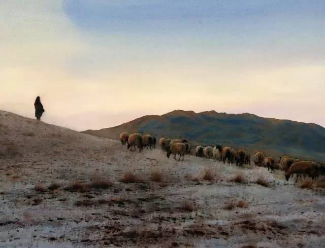 许海刚的水彩画,许海刚水彩画