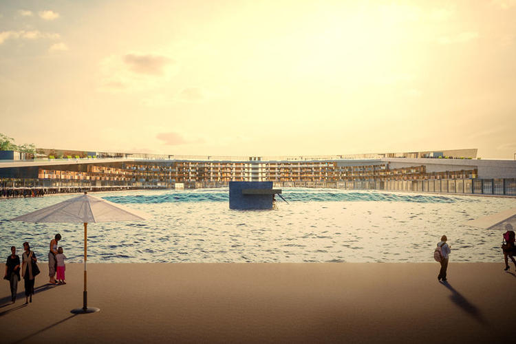 球场闲置，澳大利亚人干脆改成了一个市中心的冲浪公园｜设计