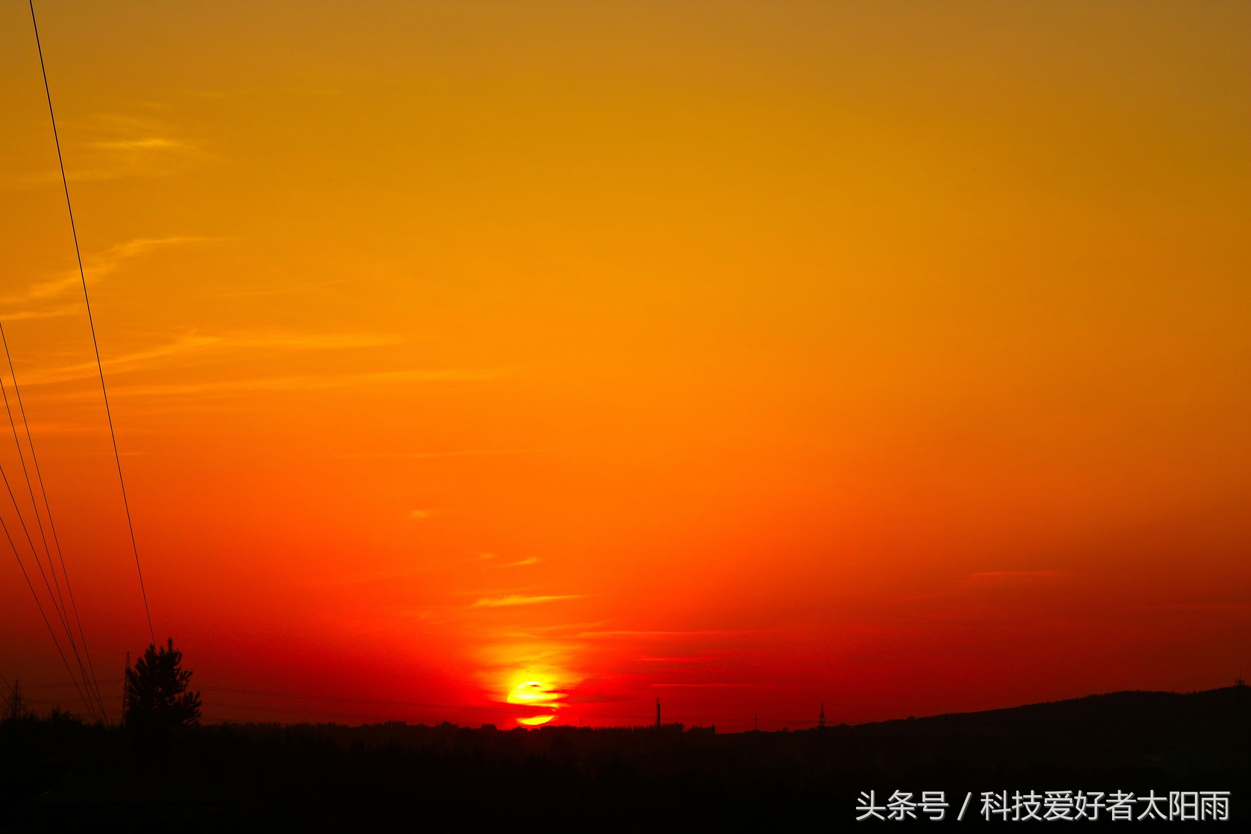 摄影-照片、鞍山佳宁生态园、黄昏的美景！