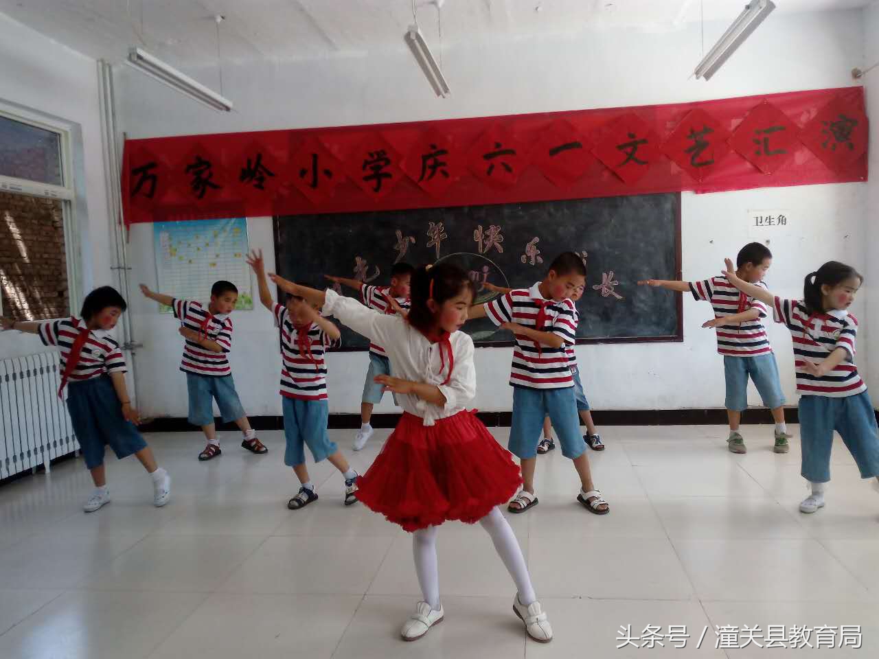 潼关县南头幼儿园庆六一,潼关县六一儿童节