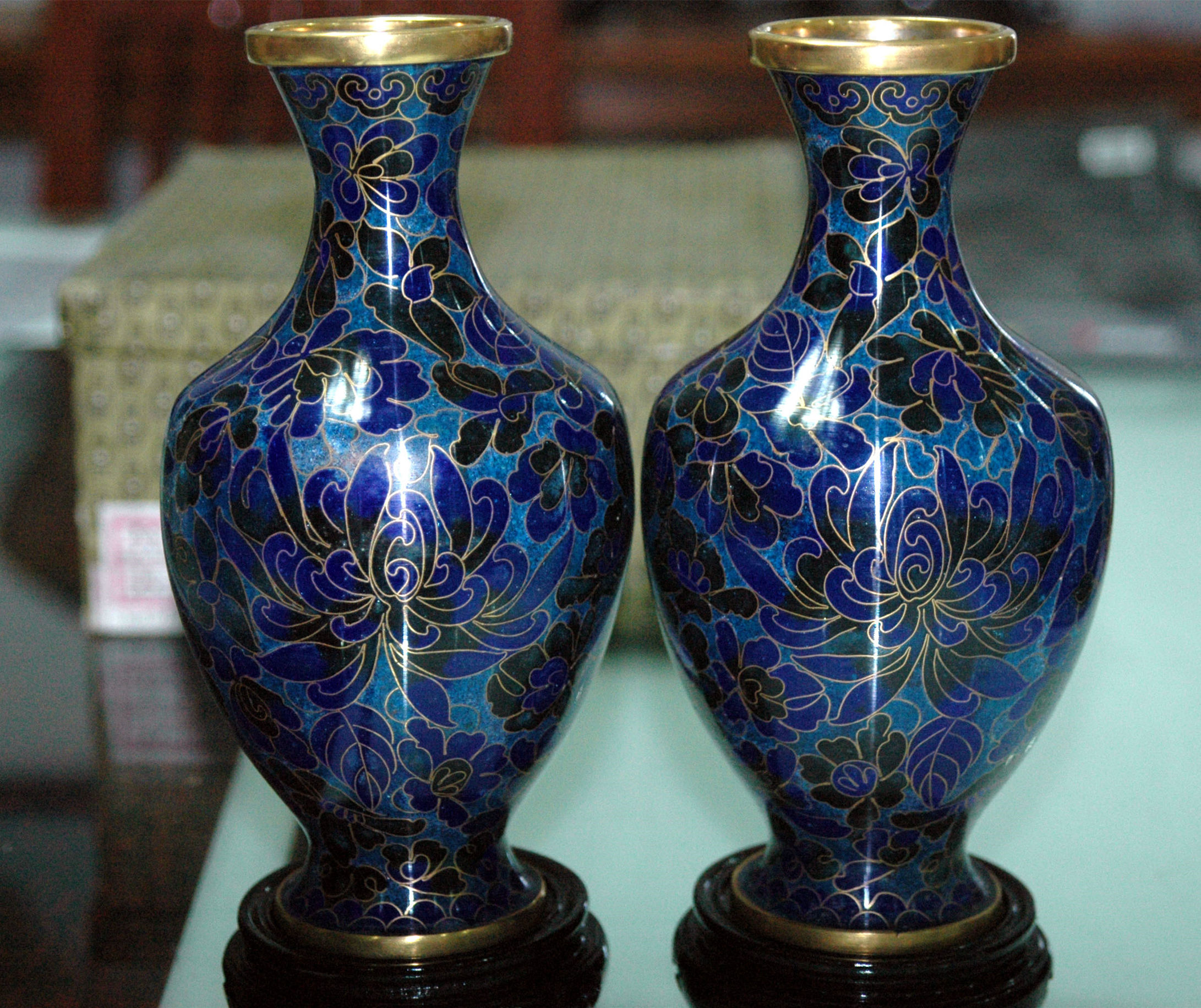 掐丝珐琅景泰蓝画法,景泰蓝掐丝珐琅是最具特色的