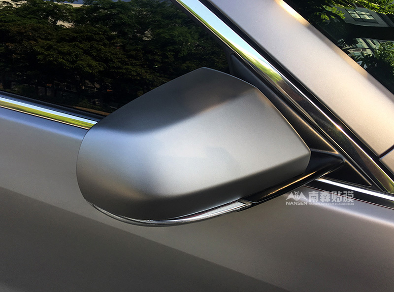 凯迪拉克ATSL车身改色贴膜亚光灰
