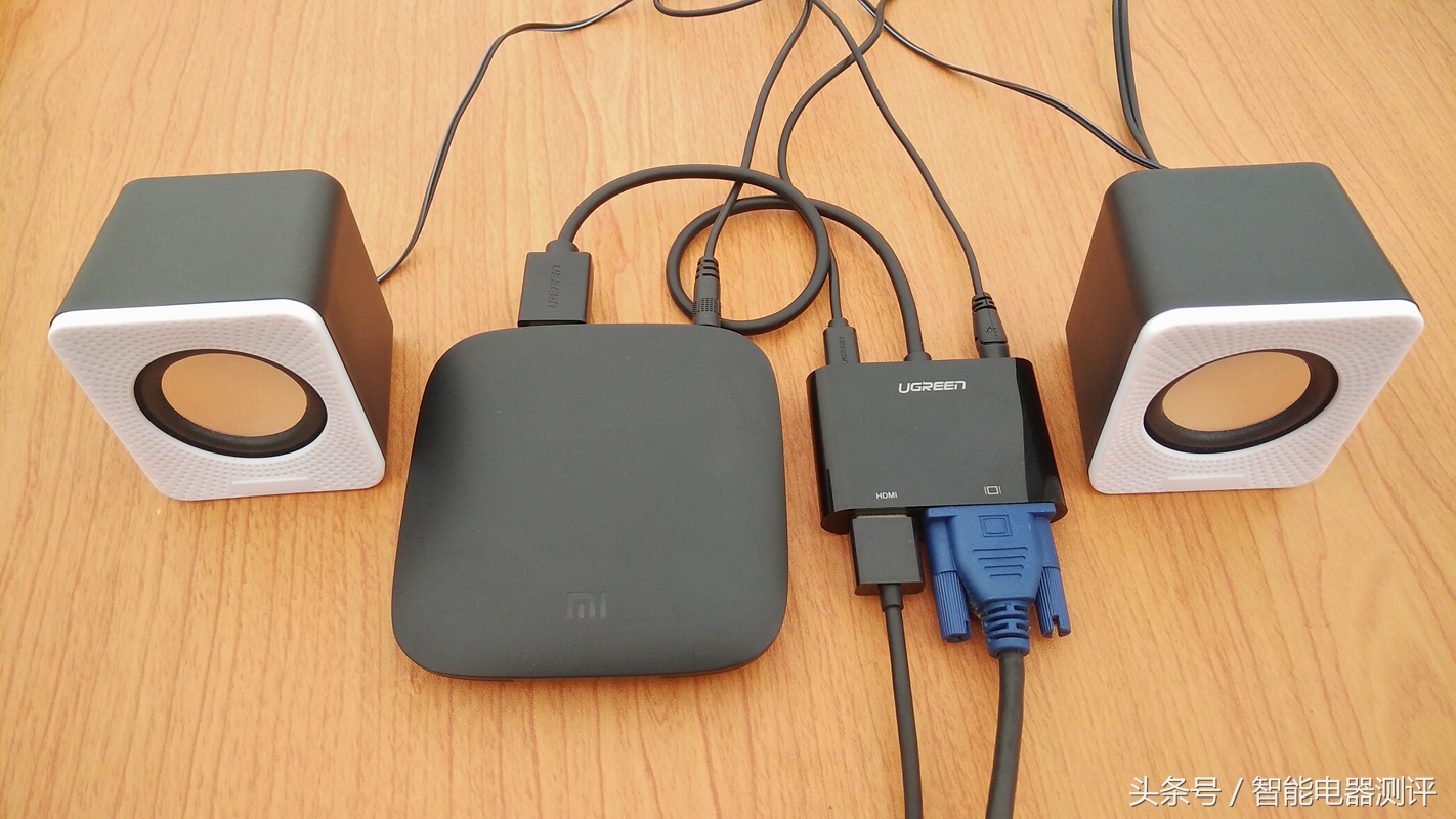 绿联hdmi转vga手机连显示器,闲置的显示器变成智能电视