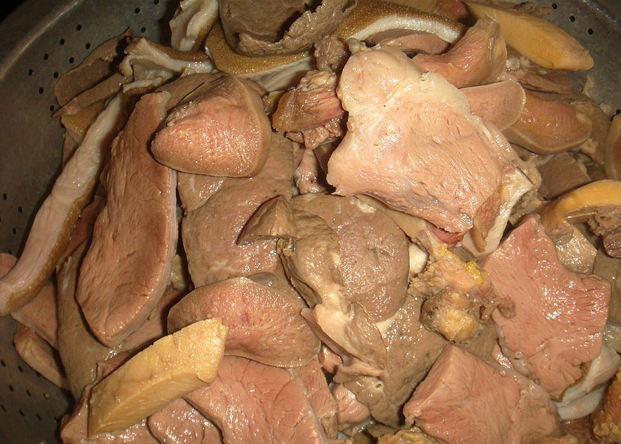 正宗牛杂烩菜,啤酒焖牛杂视频