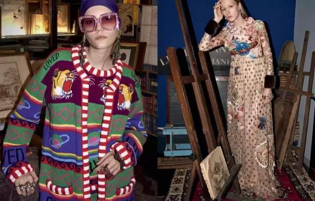gucci华丽复古,gucci惊艳时尚圈