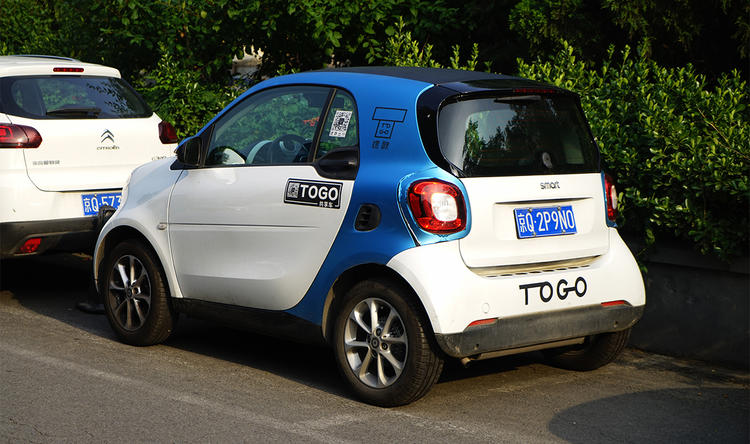 扫码的共享汽车,扫码式的共享汽车