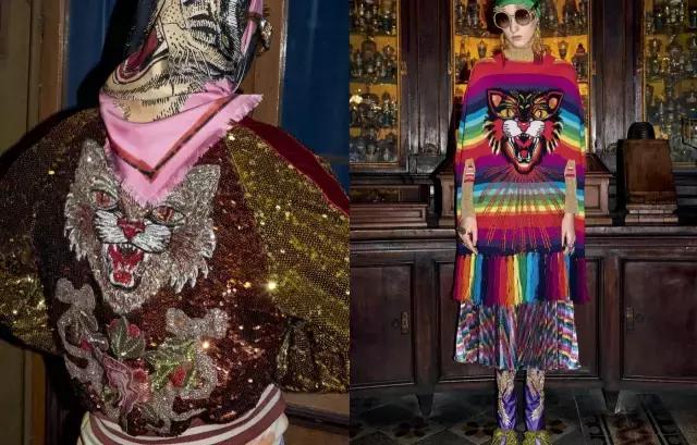 gucci华丽复古,gucci惊艳时尚圈