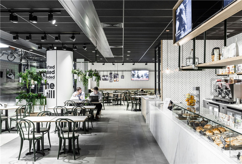 面包店厨房设计,面包店餐饮空间设计案例分析