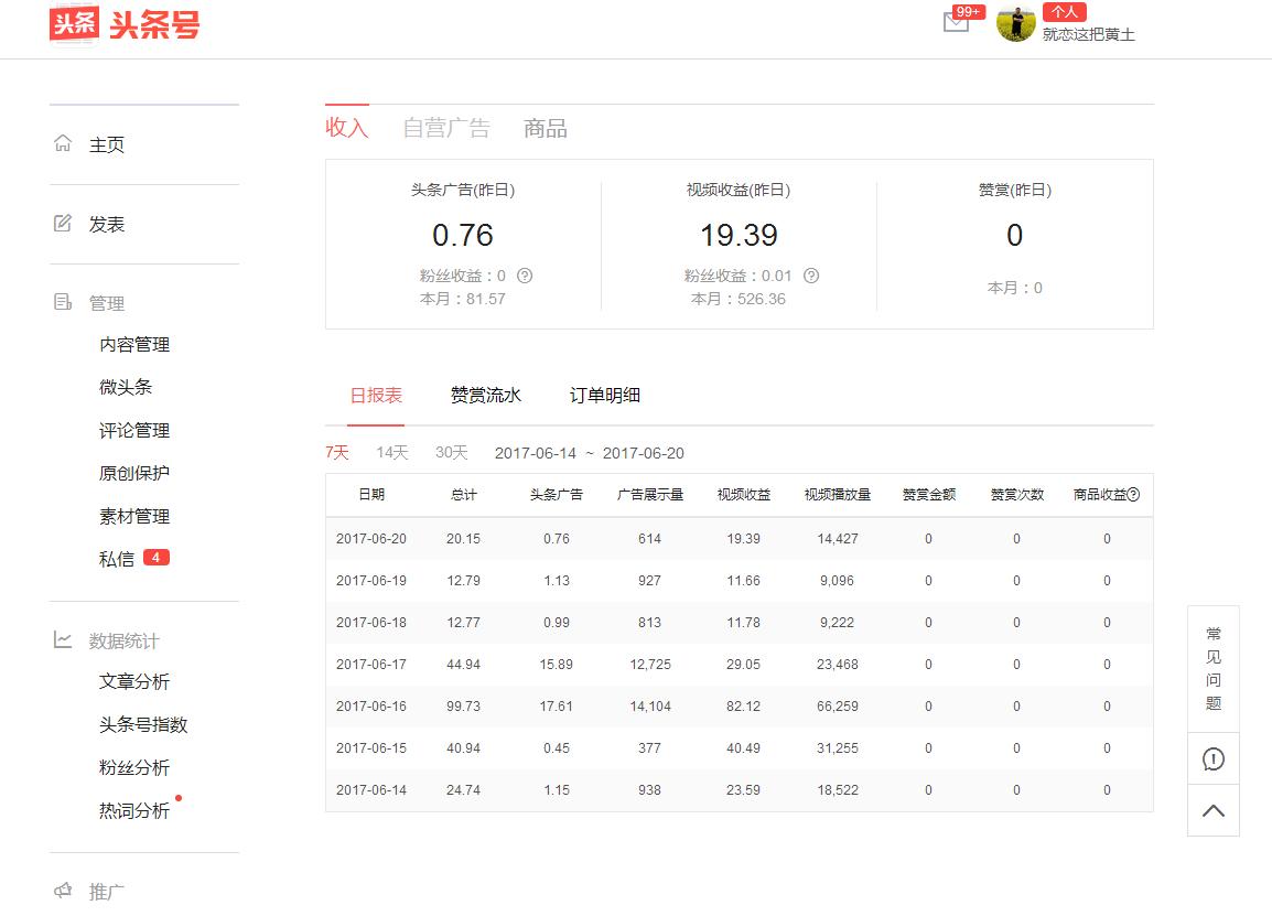 自媒体收益最好的几个平台,哪个自媒体平台的收益最好