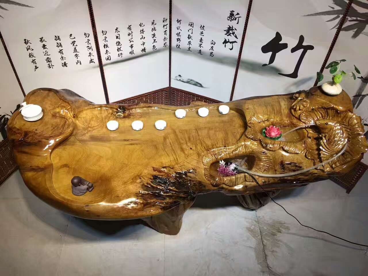 根雕茶几什么样子好看,根雕茶几什么材料最好