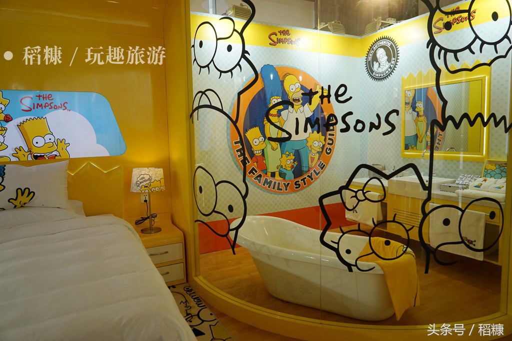 酒店谁没住过，和大嘴猴、辛普森一屋你住过吗？房里的东西好想拿走