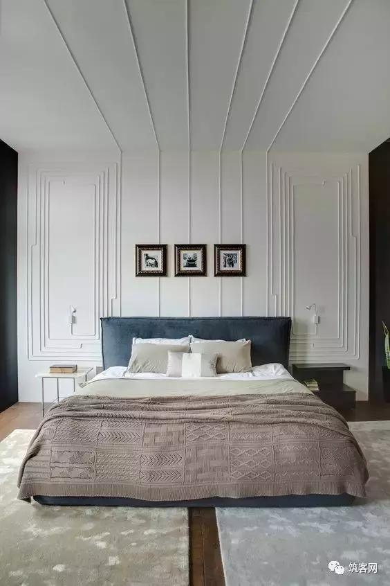 时尚经典护墙板装修效果图,小户型护墙板设计