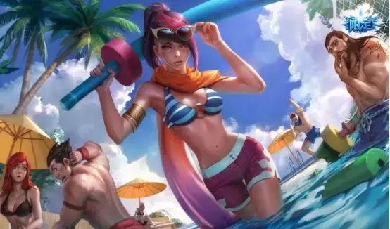 泳池派对宝典2020皮肤特效,泳池派对凯特琳平a特效