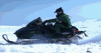 GIF,当你走在高山流水,要小心画地为牢!哈哈!走村庄里要小心!