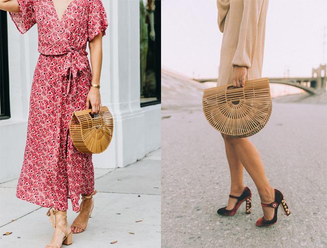 潜入后台！来看JessicaAlba和EmmaRoberts都爱CultGaia竹篮包实物图！