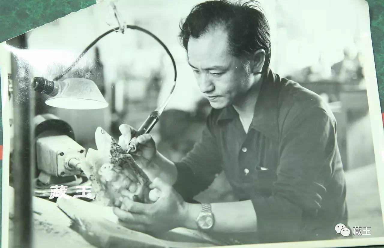 老照片旧时光带你看40年代的北京,七十年代的北京玉器厂