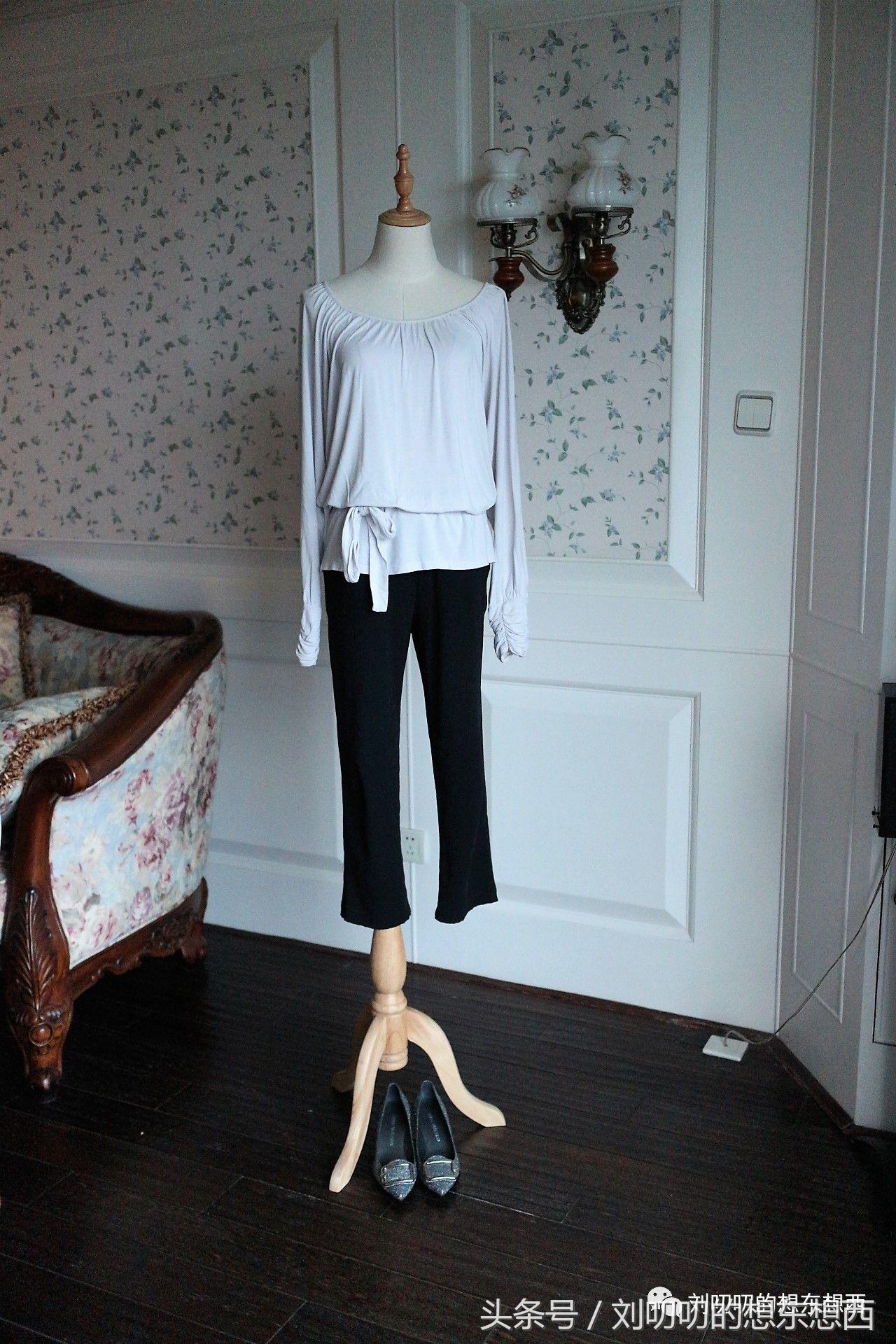 纯色棉t恤,一日一look女装搭配