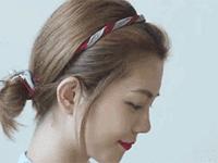 齐肩短发编发发型教程,齐肩中短发编发显脸小发量多