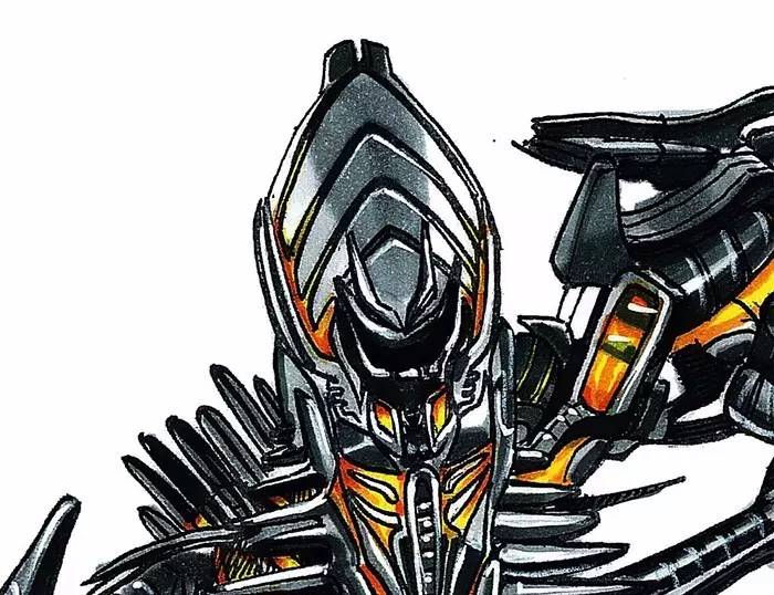 变形金刚手绘版,变形金刚手绘原稿