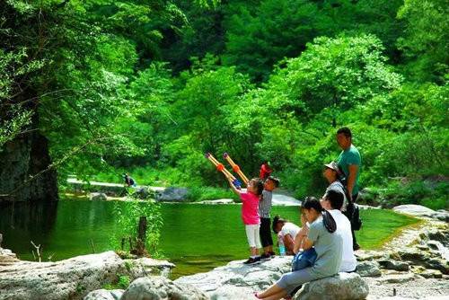 焦作旅游青龙峡风景图,焦作青龙峡风景区瀑布
