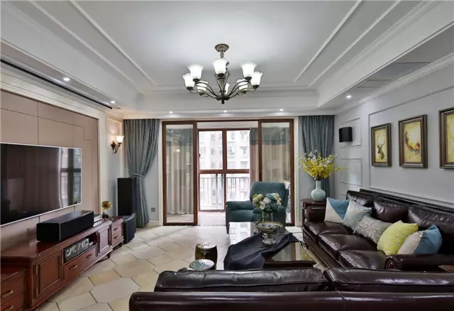 宁波100平的房子装修效果图,138平米轻奢公园装修