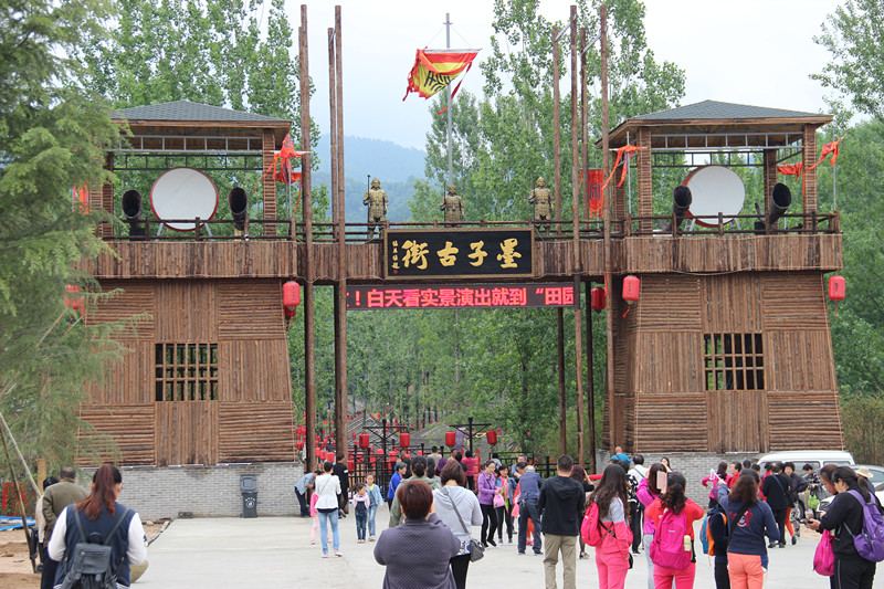 夜游墨子古街景区,夜游墨子古街